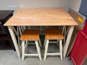 (3) - PC. TABLE AND STOOL SET