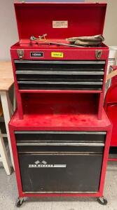MULTI TIER ROLLING TOOL CABINET WITH ASSORTED TOOLS