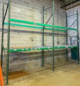 (7) - SECTIONS OF 15' X 8' X 4' PALLET RACKING