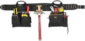 DESCRIPTION: 4-PIECE CARPENTERS COMBO TOOL BELT BRAND/MODEL: CLC LOCATION: SHOP QTY: 1