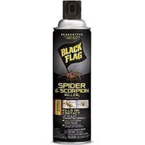 DESCRIPTION: (9) SPIDER & SCORPION KILLER- 16 OZ BRAND/MODEL: BLACK FLAG SIZE: 16 OZ LOCATION: SHOP QTY: 9