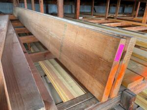 DESCRIPTION: (2) PIECES OF 10" X 16' PINE BOARDS LOCATION: BUILDING #4 THIS LOT IS: SOLD BY THE PIECE QTY: 2