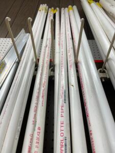 DESCRIPTION: (15) ASSORTED SECTIONS OF 2" AND 1" PVC PIPE SECTIONS. LOCATION: BUILDING #1 THIS LOT IS: ONE MONEY QTY: 1