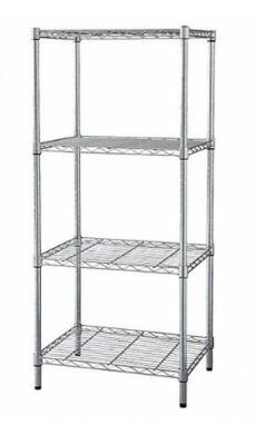 DESCRIPTION: (1) WIRE SHELVING UNIT BRAND/MODEL: GRAINGER/1ZTG6 INFORMATION: 4-SHELVES/ZINC-PLATED/LOAD CAPACITY: 2,000 LBS RETAIL$: 335.02 SIZE: 48"W