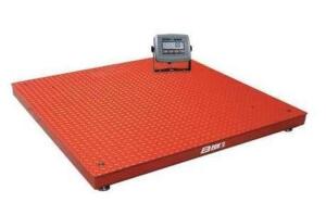 DESCRIPTION: (1) DIGITAL FLOOR SCALE BRAND/MODEL: B-TEK/BT-FC-7272-10-CL INFORMATION: CAPACITY: 10,000 LBS/ORANGE/DOES NOT INCLUDE READ OUT PANEL LIKE