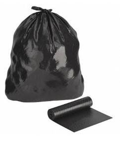 DESCRIPTION: (1) PACK OF (50) RECYCLED MATERIAL TRASH BAGS BRAND/MODEL: TOUGH GUY/31DK62 INFORMATION: BLACK/CORELESS ROLL RETAIL$: 60.14 PER PK OF 50