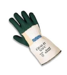 DESCRIPTION: (2) PACKS OF (12) KEVLAR CUT RESISTANT GLOVES BRAND/MODEL: ANSELL/28-362 INFORMATION: GREEN & NATURAL/LATEX PALM RETAIL$: 10.00 PER PK OF