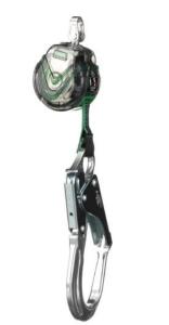 DESCRIPTION: (1) MINI PERSONAL FALL LIMITER BRAND/MODEL: MSA V-TEC/6301100A INFORMATION: CLEAR & GREEN/SNAPHOOKS/WORKING LOAD: 400 LBS RETAIL$: 198.15