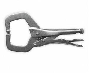 DESCRIPTION: (3) LOCKING C-CLAMP BRAND/MODEL: WESTWARD/2FDD1 INFORMATION: NICKEL PLATED/RELEASE LEVER/CLAMPING FORCE: 900 LBS RETAIL$: 22.44 EACH SIZE