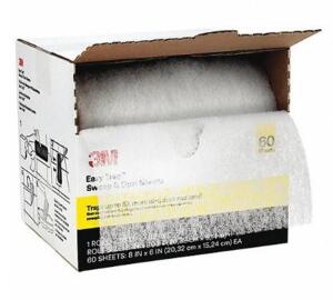 DESCRIPTION: (1) PACK OF (2) EASY TRAP DUSTER CLOTH BRAND/MODEL: 3M/55655W INFORMATION: WHITE/NONWOVEN FIBER SIZE: 5" X 6" QTY: 1