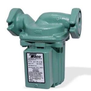 DESCRIPTION: (1) CAST IRON CIRCULATOR BRAND/MODEL: TACO/0014-F1 INFORMATION: GREEN/MAX TEMP: 230F RETAIL$: 420.80 SIZE: 7-3/4"L X 6"W QTY: 1