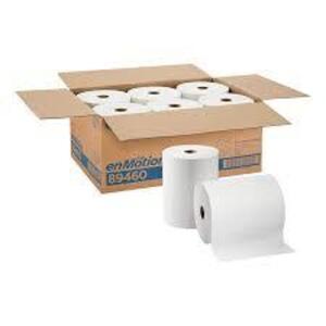 DESCRIPTION: (1) CASE OF (6) ROLLS OF PAPER TOWELS BRAND/MODEL: ENMOTION RETAIL$: $112.99 EA SIZE: 1 PLY QTY: 1