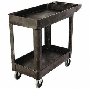 DESCRIPTION: (1) UTILITY CART BRAND/MODEL: RUBBERMAID INFORMATION: MUST COME INSPECT TO ENSURE ALL PARTS ARE THERE RETAIL$: 267.25 SIZE: 500 LOAD CAP