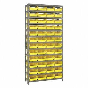 DESCRIPTION: (1) STORAGE SHELVES INFORMATION: RACK ONLY, BINS NOT INCLUDED RETAIL$: $590.64 SIZE: 36X12X75 QTY: 1