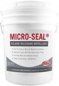 DESCRIPTION: (1) READY TO USE MULTI SURFACE PENETRATING WATER REPELLENT BRAND/MODEL: MICO SEAL RETAIL$: 169.5 SIZE: 5 GALLON QTY: 1