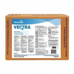 DESCRIPTION: (1) FLOOR FINISH BRAND/MODEL: DIVERSEY VECTRA #10F950 RETAIL$: 158.96 SIZE: 5 GALLON QTY: 1