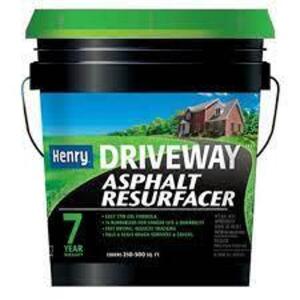 DESCRIPTION: (1) ASPHALT SEALER BRAND/MODEL: HENRY #40P317 RETAIL$: $68.83 EA SIZE: 5 GALLON QTY: 1