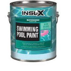 DESCRIPTION: (2) SWIMMING POOL PAINT BRAND/MODEL: INSL-X #49Y242 INFORMATION: WHITE RETAIL$: $87.43 EA SIZE: 1 GALLON QTY: 2