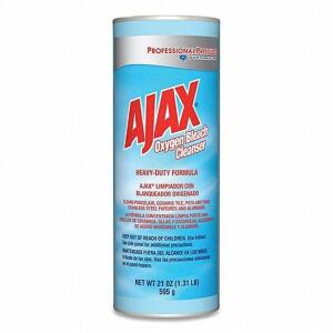 DESCRIPTION: (6) AJAX OXYGEN BLEACH CLEANER BRAND/MODEL: AJAX/1CH06 INFORMATION: RETAIL $ 15.00 PER LOT, CANISTER OF AJAX POWDERED KITCHEN AND BATHROO