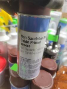 DESCRIPTION: (6) NON SANDABLE PRIMER BRAND/MODEL: CLASS C SOLUTIONS #BD1410 INFORMATION: RED OXIDE RETAIL$: $8.99 EA SIZE: 12 OZ QTY: 6