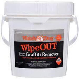 DESCRIPTION: (2) GRAFFITI REMOVER BRAND/MODEL: WATCHDOG RETAIL$: $53.00 EA SIZE: 1.5 GALLON QTY: 2