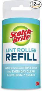 DESCRIPTION: (3) LINT ROLLER REFILL BRAND/MODEL: SCOTCH-BRITE SIZE: 372 SHEETS QTY: 3