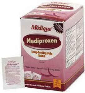 DESCRIPTION: (3) BOXES OF (100) TABLETS OF MEDIPROXEN PAIN RELIEF BRAND/MODEL: MEDIQUE RETAIL$: $20.00 EA QTY: 3