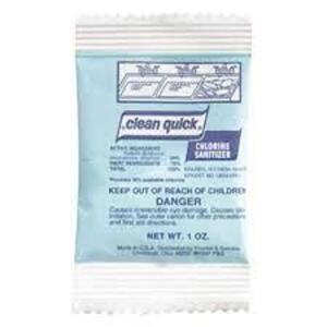 DESCRIPTION: (10) PACKETS OF SANITIZER BRAND/MODEL: CLEAN QUICK #22C521 INFORMATION: UNSCENTED SIZE: 1 OZ QTY: 10