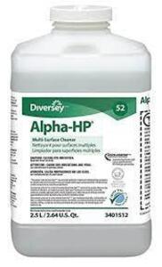 DESCRIPTION: (2) MULTI-SURFACE CLEANER BRAND/MODEL: DIVERSEY ALPHA-HP #20J837 INFORMATION: CITRUS SCENT RETAIL$: $174.50 TOTAL SIZE: 2.5 L QTY: 2