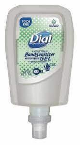 DESCRIPTION: (3) HAND SANITIZER SQUEEZE BOTTLE BRAND/MODEL: DIAL #55EP08 RETAIL$: $125.48 TOTAL SIZE: 1L QTY: 3