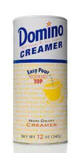 DESCRIPTION: (6) NON DAIRY CREAMER BRAND/MODEL: DOMINO CREAMER RETAIL$: $6.79 EA SIZE: 12 OZ QTY: 6