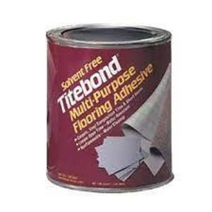 DESCRIPTION: (1) MULTI-PURPOSE FLOORING ADHESIVE BRAND/MODEL: TITEBOND RETAIL$: $7.00 EA SIZE: 1 GALLON QTY: 1