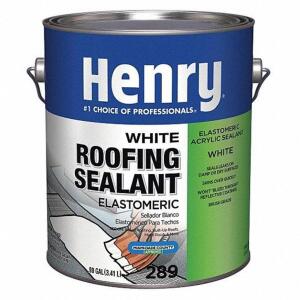 DESCRIPTION: (1) ROOFING SEALANT BRAND/MODEL: HENRY #40P298 INFORMATION: WHITE RETAIL$: 78.86 SIZE: 1 GALLON QTY: 1