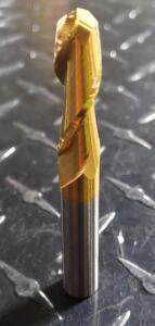 DESCRIPTION: (1) SOLID CARBIDE BALL END MILL BRAND/MODEL: HERTEL TCE45515M RETAIL$: 85.31 SIZE: 3/8"DIA 1-1/8" LOC QTY: 1