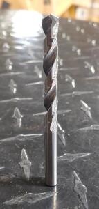 DESCRIPTION: (1) SOLID CARBIDE JOBBER DRILL BRAND/MODEL: HERTEL 79892452 RETAIL$: $ $52.40 SIZE: LETTER G QTY: 1