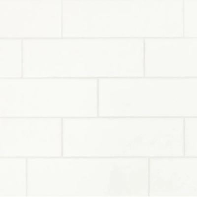 60 SQFT OF RESTORE GLAZED CERAMIC BRIGHT WHITE SUBWAY TILE