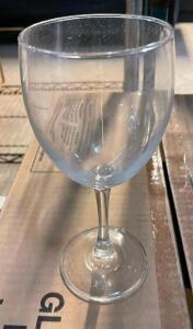 DESCRIPTION: (24) ARCOROC 12 OZ WINE GLASSES SIZE: 12 OZ LOCATION: BAY 6 THIS LOT IS: SOLD BY THE PIECE QTY: 24