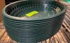 DESCRIPTION: (12) 11" GREEN PLASTIC FOOD BASKETS SIZE: 11" LOCATION: BAY 6 THIS LOT IS: SOLD BY THE PIECE QTY: 12