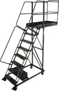 DESCRIPTION: (1) CONFIGURABLE CANTILEVER LADDER BRAND/MODEL: BALLYMORE/CL-8-42 INFORMATION: CAPACITY: 500 LBS/GRAY/8-STEP RETAIL$: 8,856.10 SIZE: 122"