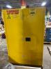 DESCRIPTION: (1) FLAMMABLE LIQUID CABINET BRAND/MODEL: EAGLE/1947X INFORMATION: YELLOW/2-DOOR/CAPACITY: 45 GAL/DAMAGED, SEE FOR INSPECTION RETAIL$: 1, - 3