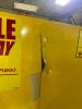 DESCRIPTION: (1) FLAMMABLE LIQUID CABINET BRAND/MODEL: EAGLE/1947X INFORMATION: YELLOW/2-DOOR/CAPACITY: 45 GAL/DAMAGED, SEE FOR INSPECTION RETAIL$: 1, - 4