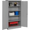 DESCRIPTION: (1) STEEL STORAGE CABINET BRAND/MODEL: TENNSCO/1470 INFORMATION: GRAY/4-SHELVES/DAMAGED, SEE FOR INSPECTION RETAIL$: 831.99 SIZE: 66-1/2"