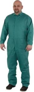 DESCRIPTION: (1) FLAME RESISTANT COVERALLS BRAND/MODEL: PRO-SAFE/WELD-CV-2XL INFORMATION: GREEN/5-POCKETS/SNAP CLOSURE RETAIL$: 88.77 SIZE: 2XL QTY: 1