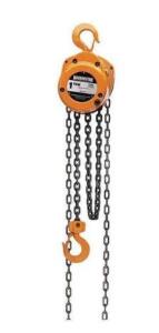 DESCRIPTION: (1) MANUAL CHAIN HOIST BRAND/MODEL: HARRINGTON/CF010-10 INFORMATION: LOAD CAPACITY: 2000LBS/MAX LIFT: 10' RETAIL$: 267.95 SIZE: 10'HOIST