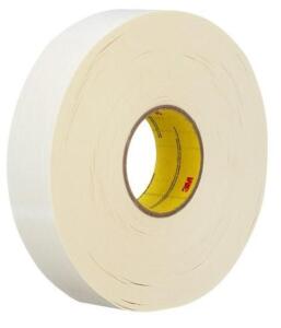 DESCRIPTION: (9) REPULPABLE DOUBLE COATED TAPE BRAND/MODEL: 3M/R3287 INFORMATION: WHITE/DOUBLE-SIDED RETAIL$: 103.57 EACH SIZE: .945" X 180.4 YD QTY: