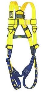 DESCRIPTION: (1) FULL BODY HARNESS BRAND/MODEL: 3M DBI-SALA/1102000 INFORMATION: YELLOW & BLUE/VEST STYLE RETAIL$: 123.36 SIZE: SMALL QTY: 1