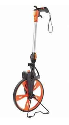 DESCRIPTION: (1) MECHANICAL MEASURING WHEEL BRAND/MODEL: KESON/RRT12 INFORMATION: SINGLE-WHEEL/ORANGE/MAX MEASURING DISTANCE: 9999.9' RETAIL$: 113.84