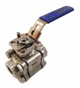 DESCRIPTION: (1) BALL VALVE BRAND/MODEL: FLOW/G-S3P2K-100 INFORMATION: 3-PIECE/STAINLESS STEEL RETAIL$: 262.61 SIZE: 3.5"L X 2" QTY: 1