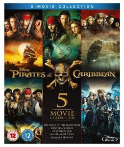 DESCRIPTION: (1) PIRATES OF THE CARIBBEAN BRAND/MODEL: DISNEY/BUH0277201 INFORMATION: BLU-RAY/MOVIES 1-5 RETAIL$: 30.44 QTY: 1