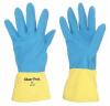 DESCRIPTION: (2) PACKS OF (12) CHEMICAL RESISTANT GLOVES BRAND/MODEL: MCR SAFETY/5406S INFORMATION: BLUE & YELLOW/NATURAL RUBBER LATEX RETAIL$: 39.64